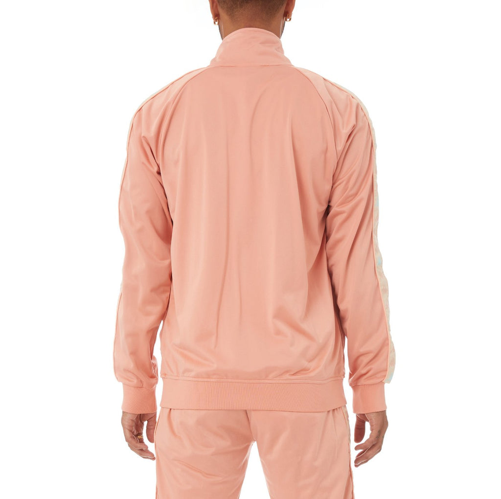 Kappa 222 Banda Dullo Track Jacket - Pink Coral product image 3, provided for visual reference and product detail review