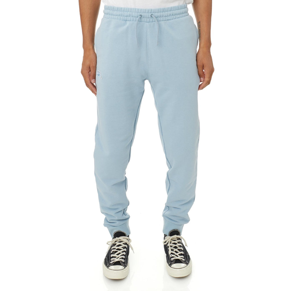 Kappa Logo Fleece Zanok Sweatpants- Blue Lt product image 1, provided for visual reference and product detail review