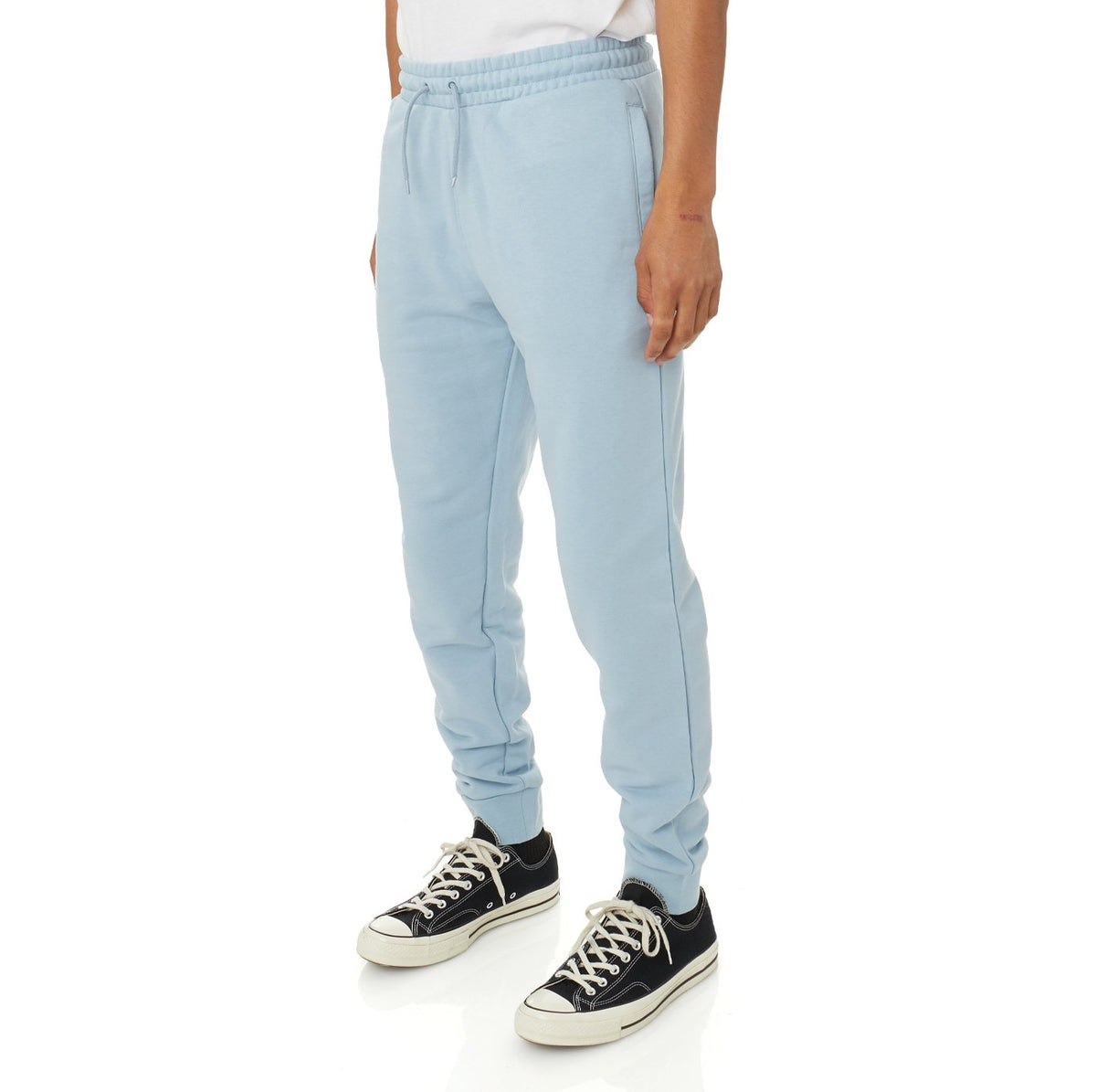 Kappa Logo Fleece Zanok Sweatpants- Blue Lt product image 2, provided for visual reference and product detail review