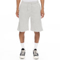 Kappa Logo Fleece Mabok Shorts - Grey Md Mel product image 1, provided for visual reference and product detail review