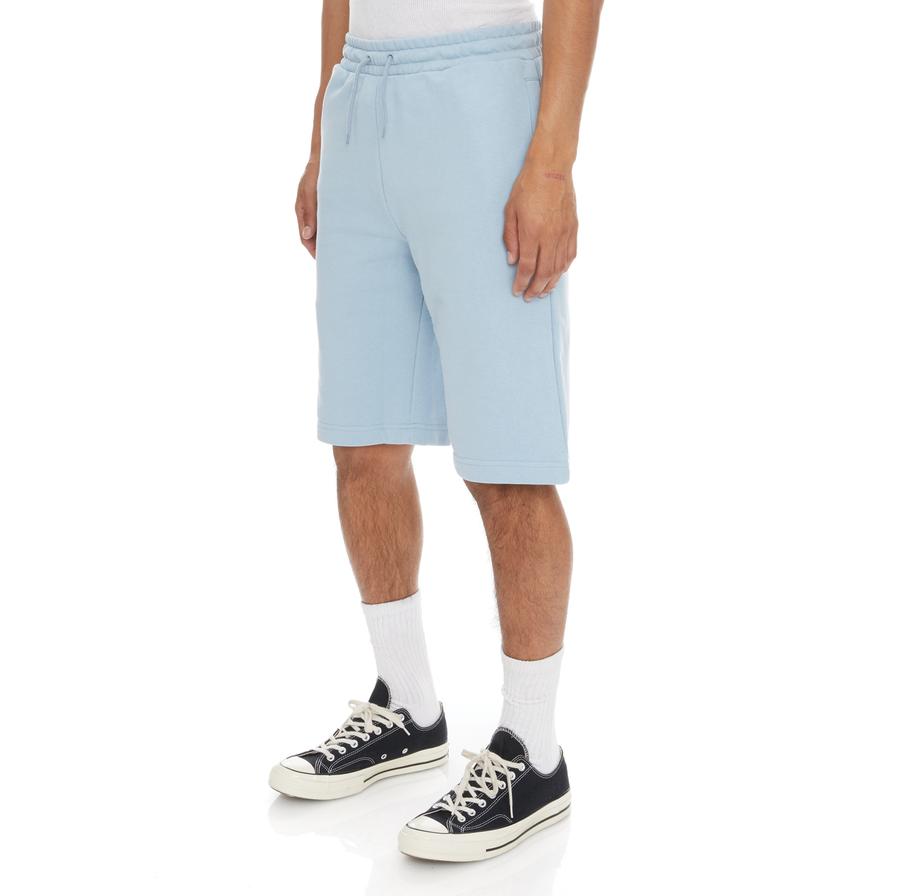 Kappa Logo Fleece Mabok Shorts - Blue Lt product image 2, provided for visual reference and product detail review