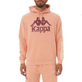 Kappa 222 Banda Hurtado 3 Hoodie - Pink Coral product image 1, provided for visual reference and product detail review