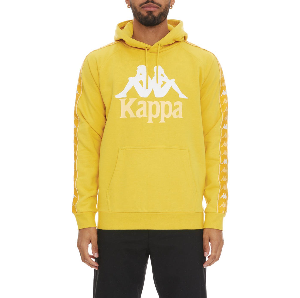 Kappa 222 Banda Hurtado 3 Hoodie - Yellow Vanilla product image 1, provided for visual reference and product detail review