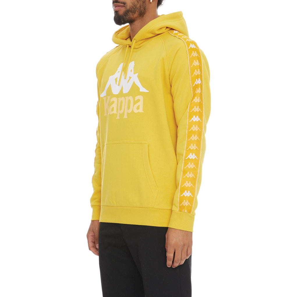 Kappa 222 Banda Hurtado 3 Hoodie - Yellow Vanilla product image 2, provided for visual reference and product detail review
