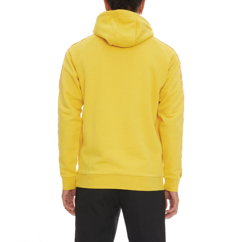 Kappa 222 Banda Hurtado 3 Hoodie - Yellow Vanilla product image 4, provided for visual reference and product detail review