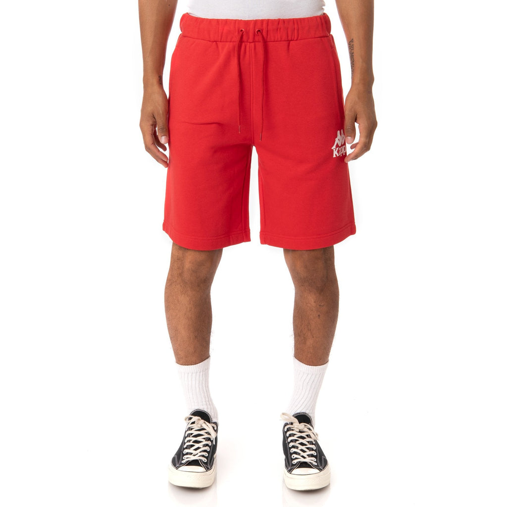 Kappa Authentic Uppsala Shorts - Red product image 1, provided for visual reference and product detail review