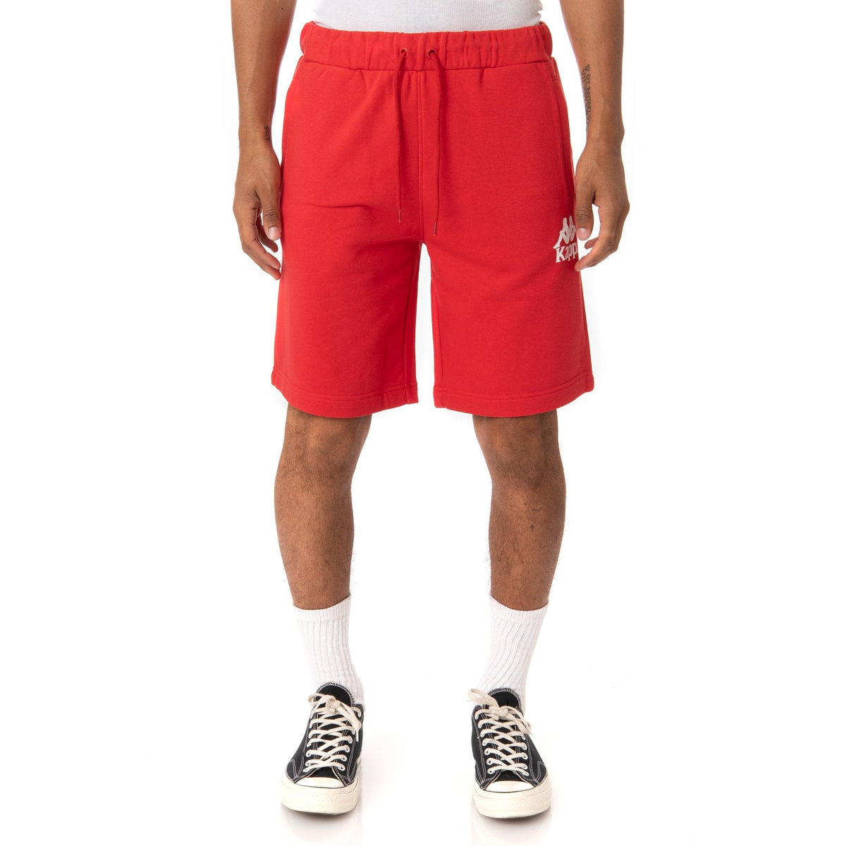 Kappa Authentic Uppsala Shorts - Red product image 1, provided for visual reference and product detail review