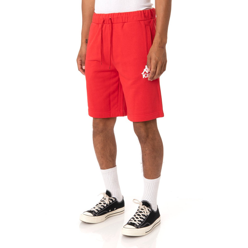 Kappa Authentic Uppsala Shorts - Red product image 2, provided for visual reference and product detail review