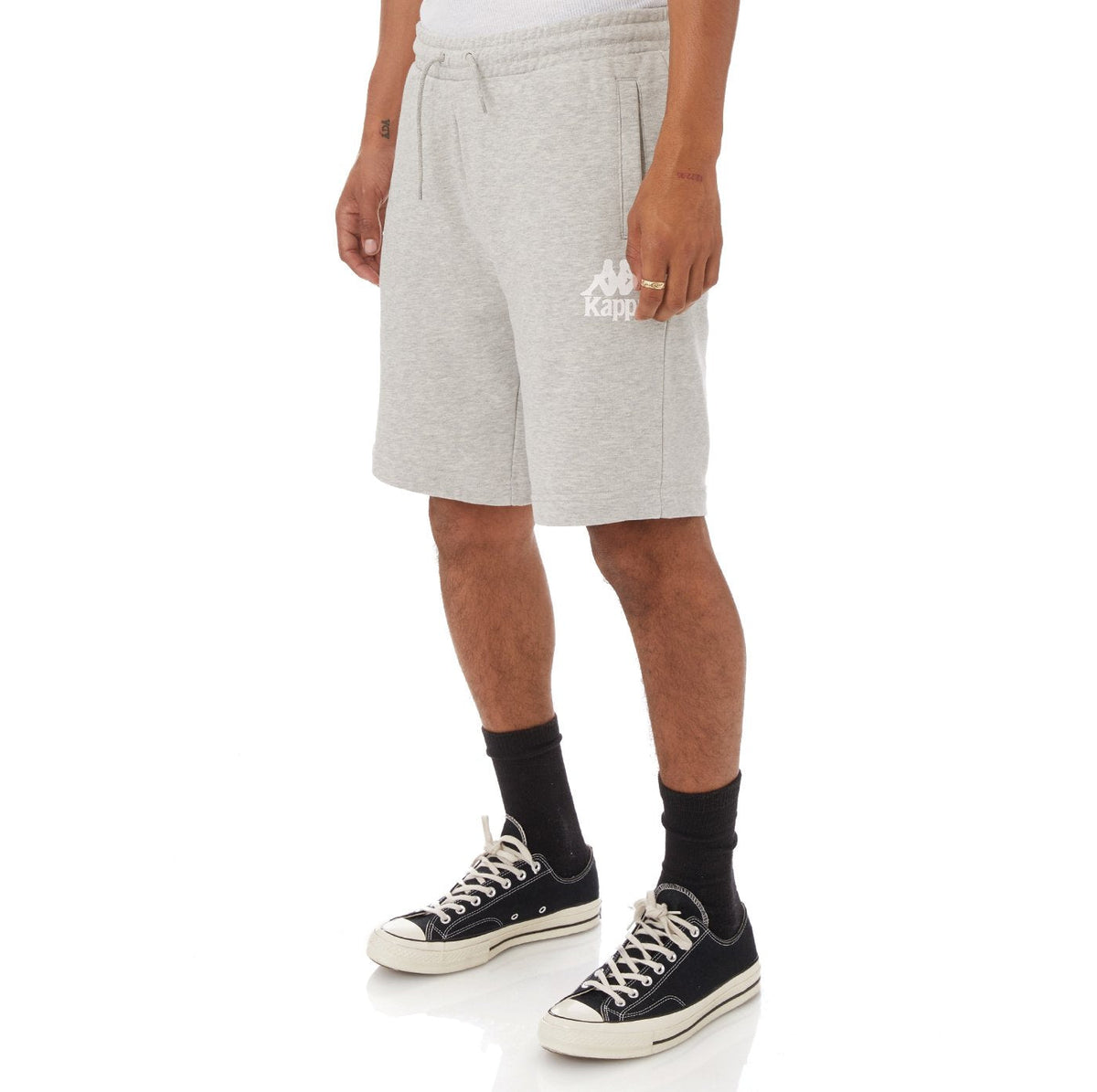 KAPPA Men AUTHENTIC UPPSALA SHORTS - GREY product image 2, provided for visual reference and product detail review
