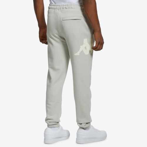 Kappa Authentic Coevorden Sweatpants - Grey Silver/Violet product image 2, provided for visual reference and product detail