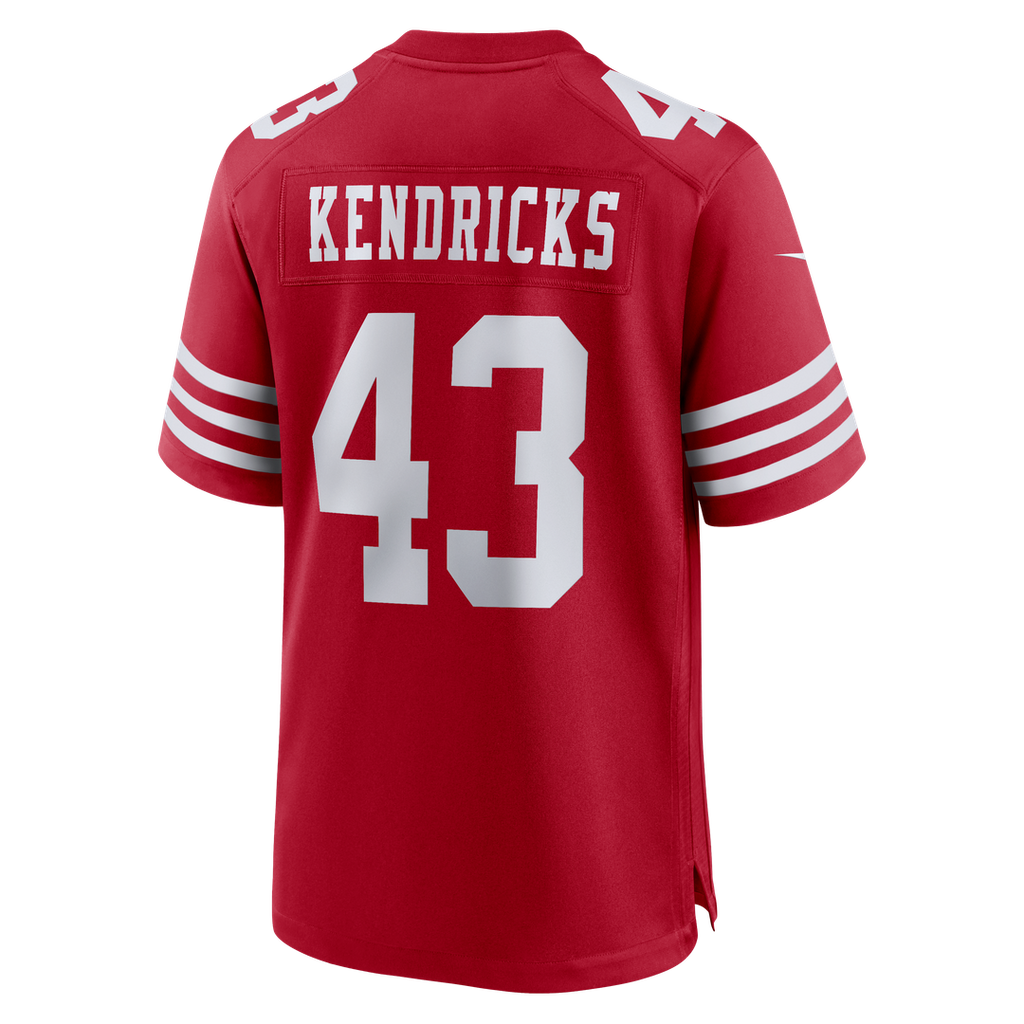 San Francisco 49ers Eric Kendricks Nike Scarlet Game Jersey product image 3