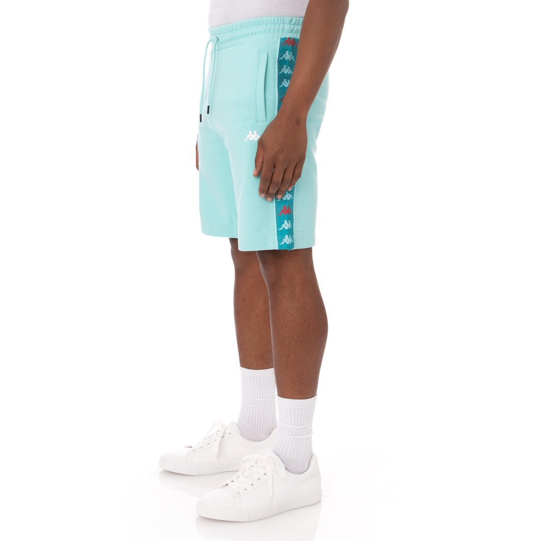 Kappa 222 Banda Marvzin Shorts - Peacock product image 2, provided for visual reference and product detail review