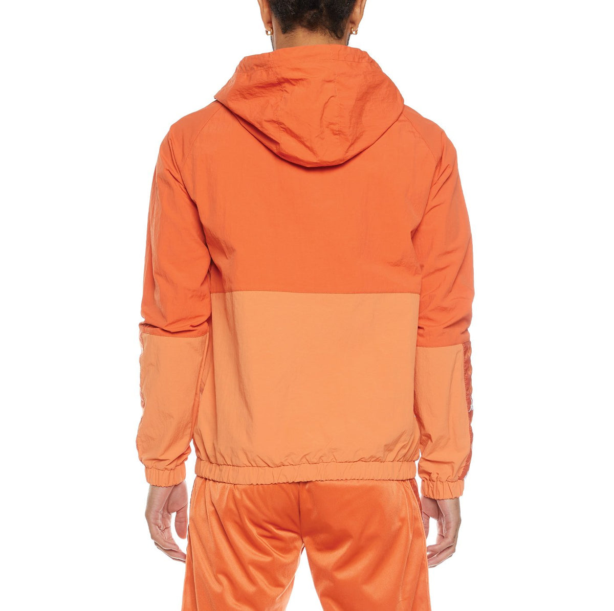 Kappa 222 Banda Edonin Anorak - Orange Dusty White product image 4, provided for visual reference and product detail review