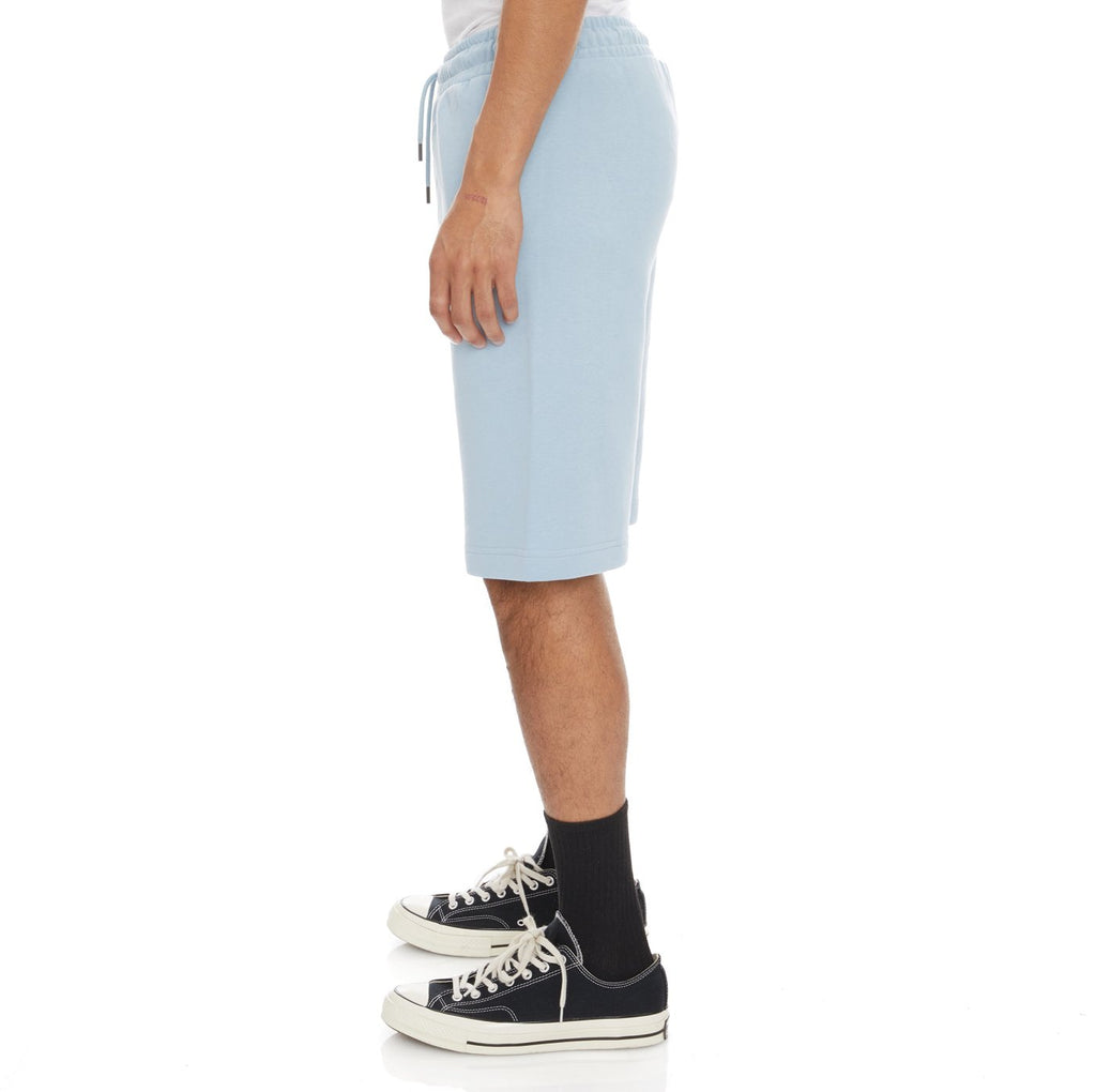Kappa Authentic Sangone Shorts - Baby Blue White product image 2, provided for visual reference and product detail review