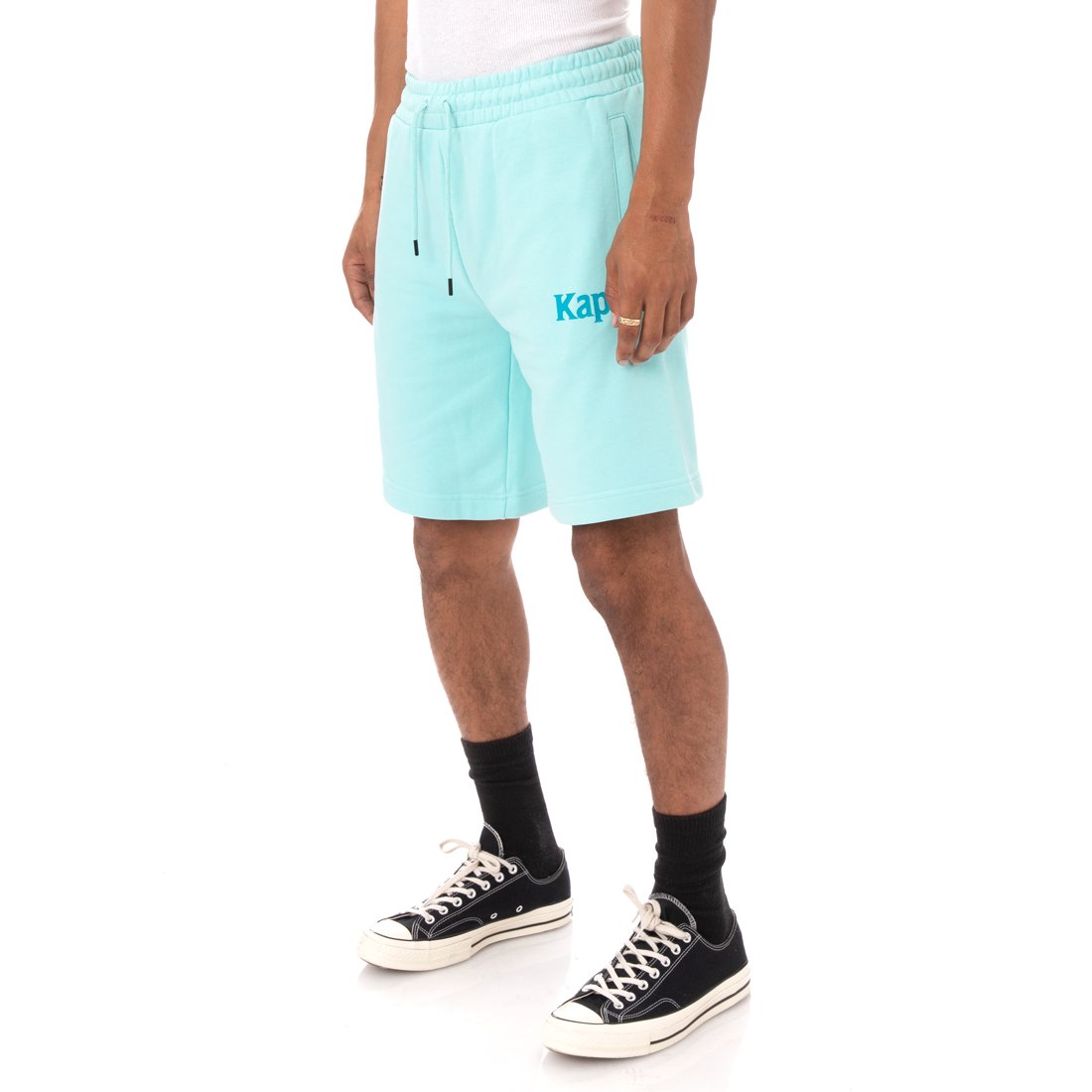 Kappa Authentic Sangone Shorts - Peacock product image 2, provided for visual reference and product detail review
