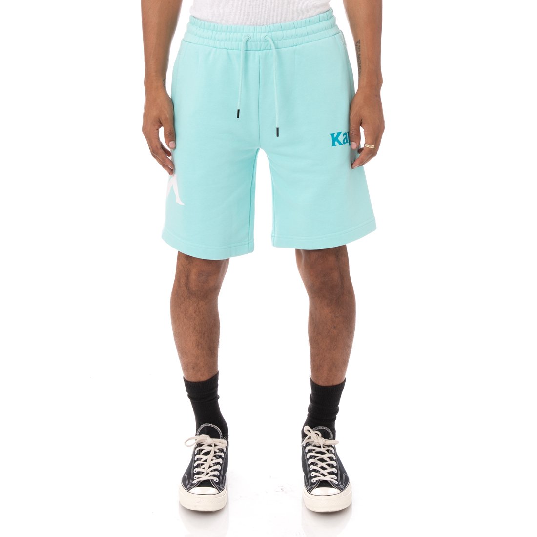 Kappa Authentic Sangone Shorts - Peacock product image 1, provided for visual reference and product detail review