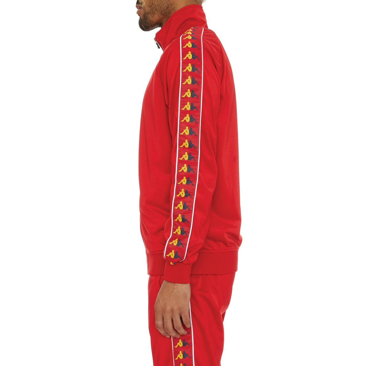 Kappa 222 BANDA CARAMBIE TRACK JACKET - RED product image 3, provided for visual reference and product detail review