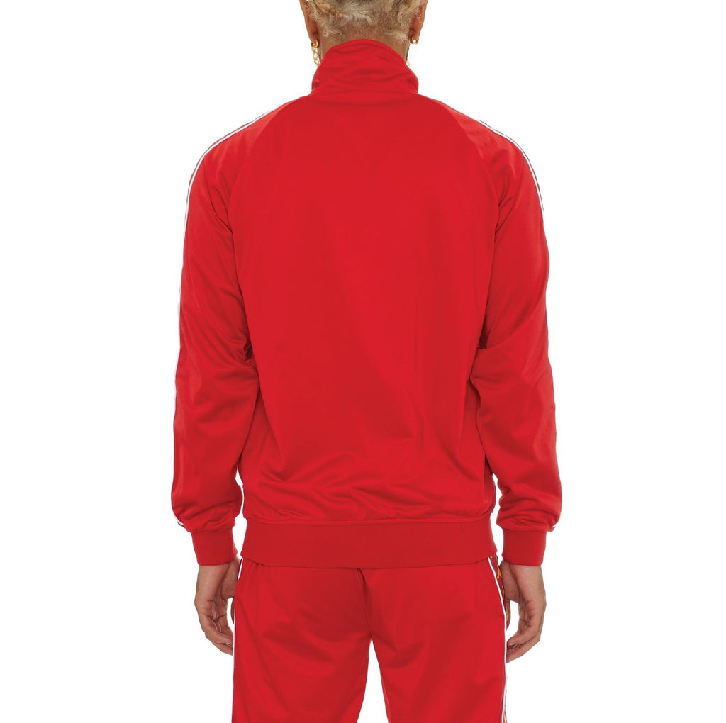 Kappa 222 BANDA CARAMBIE TRACK JACKET - RED product image 4, provided for visual reference and product detail review