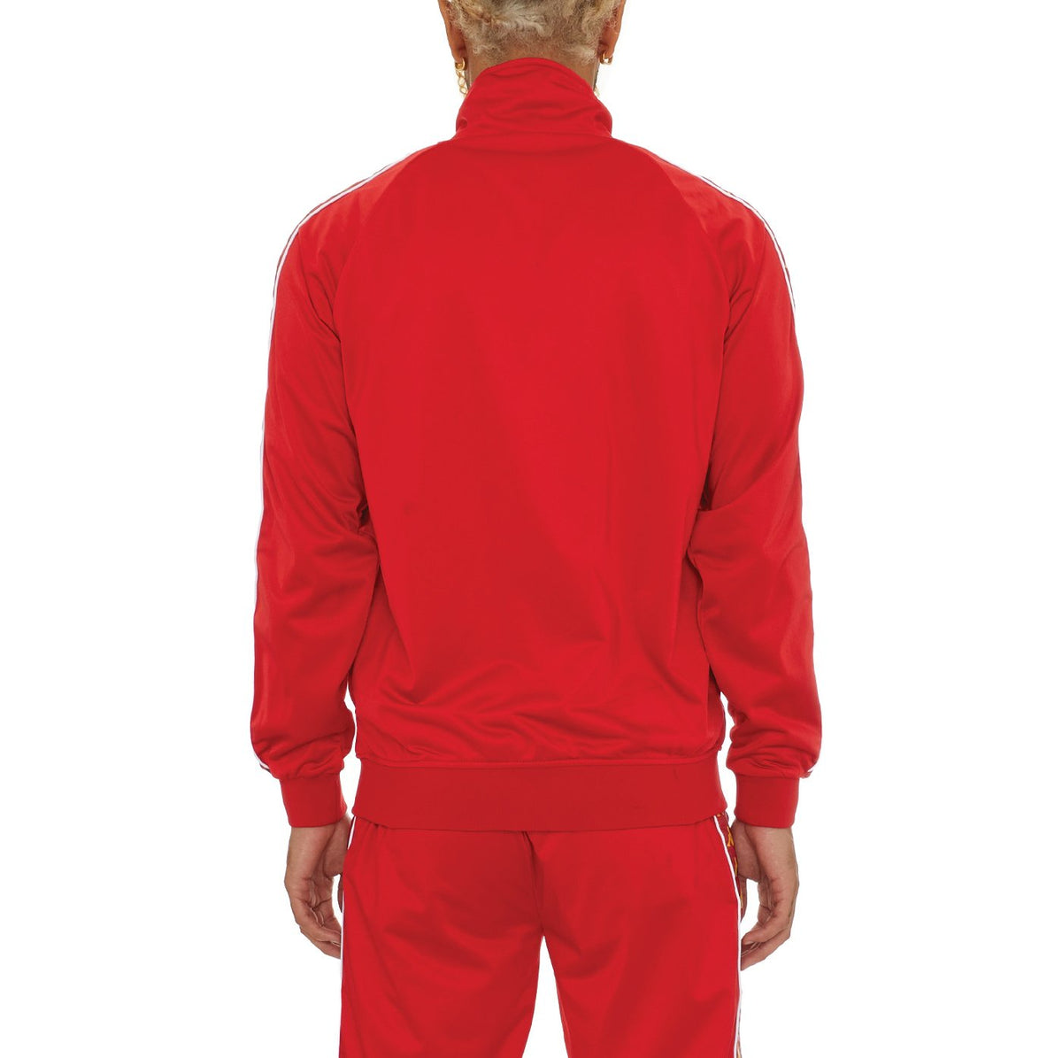 Kappa 222 BANDA CARAMBIE TRACK JACKET - RED product image 4, provided for visual reference and product detail review
