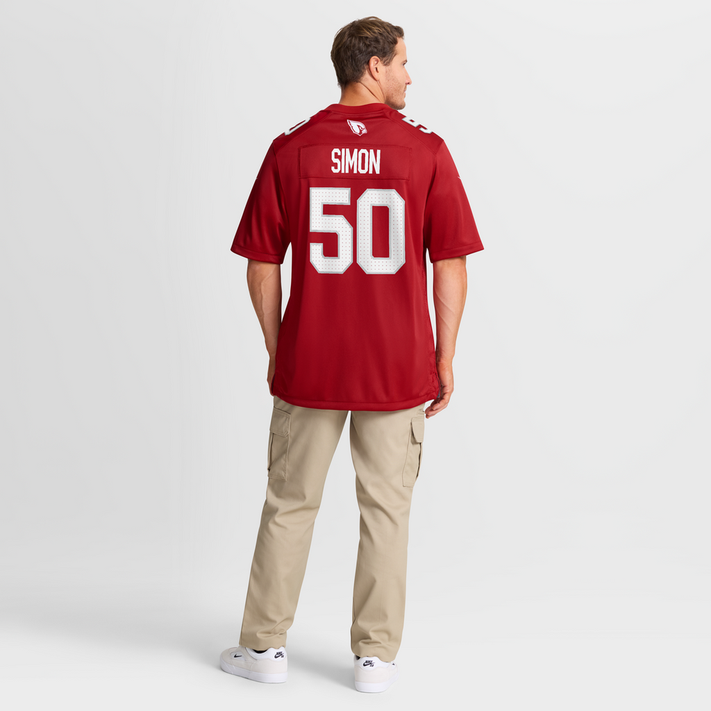 Arizona Cardinals Cody Simon Nike Cardinal Game Jersey product image 8