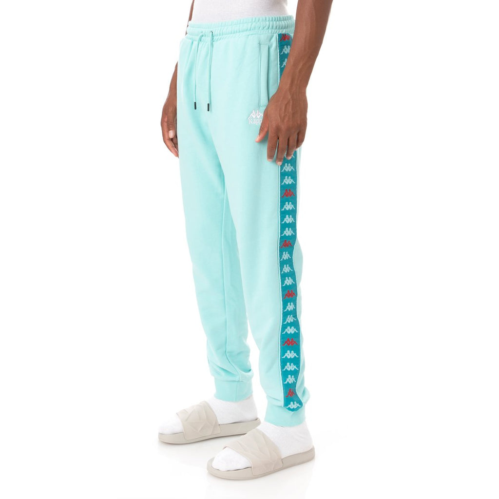 Kappa 222 Banda Alanz 3 Sweatpants - Peacock product image 2, provided for visual reference and product detail review