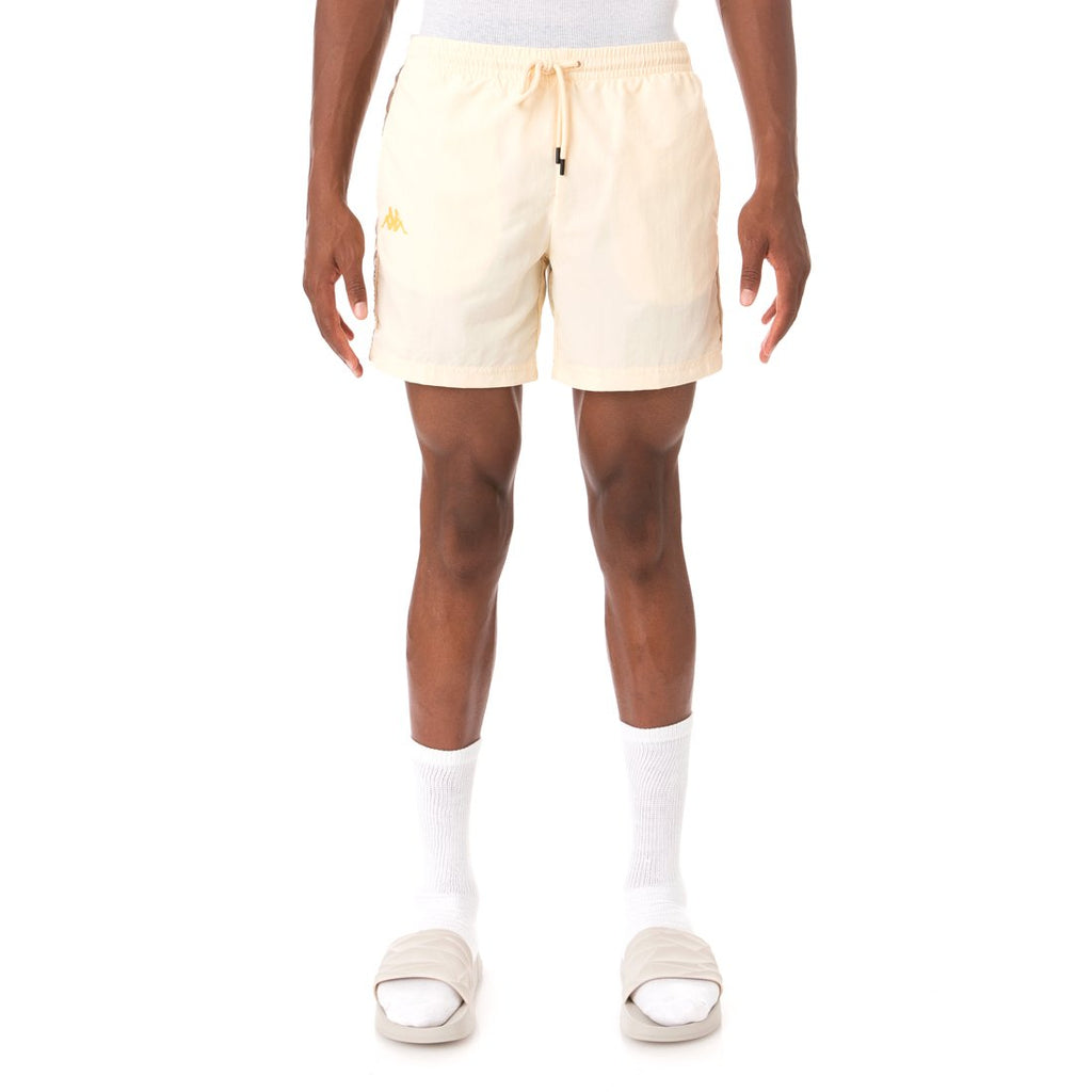 Kappa 22 Banda Coneyn Swim Shorts - Beige product image 1, provided for visual reference and product detail review