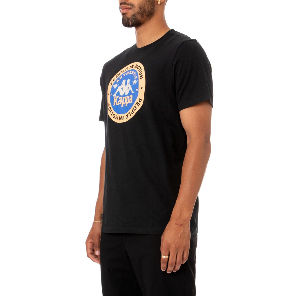 Kappa Authentic Franeker T-Shirt -Black product image 3, provided for visual reference and product detail review