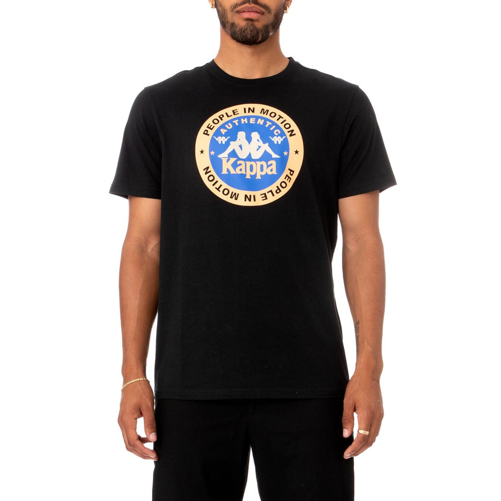 Kappa Authentic Franeker T-Shirt -Black product image 1, provided for visual reference and product detail review