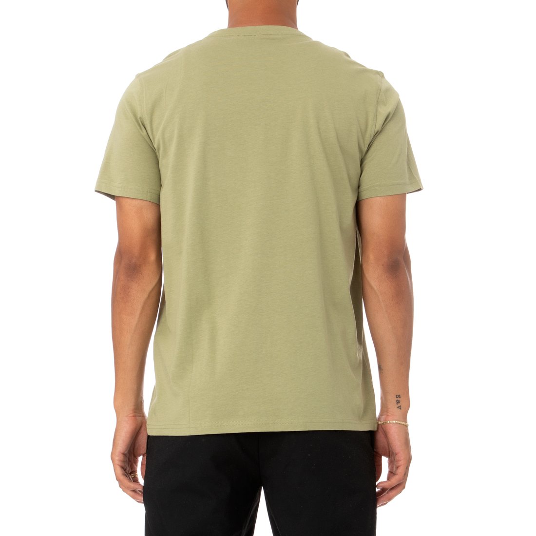 Kappa Authentic Franeker T-Shirt -Green Salvia product image 3, provided for visual reference and product detail review