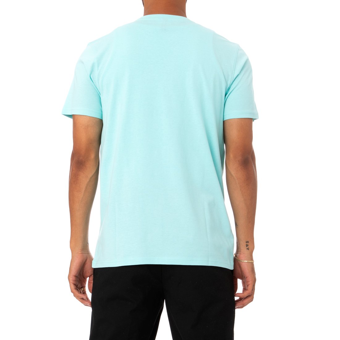 Kappa Authentic Franeker T-Shirt - Peacock product image 3, provided for visual reference and product detail review