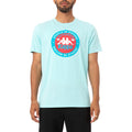Kappa Authentic Franeker T-Shirt - Peacock product image 1, provided for visual reference and product detail review