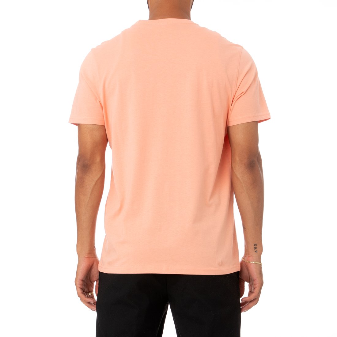 KAPPA Men AUTHENTIC FRANEKER T-SHIRT -SMOKE RED product image 2, provided for visual reference and product detail review