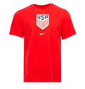 Nike U.S. Big Kids' T-Shirt-Red product image 1, provided for visual reference and product detail review