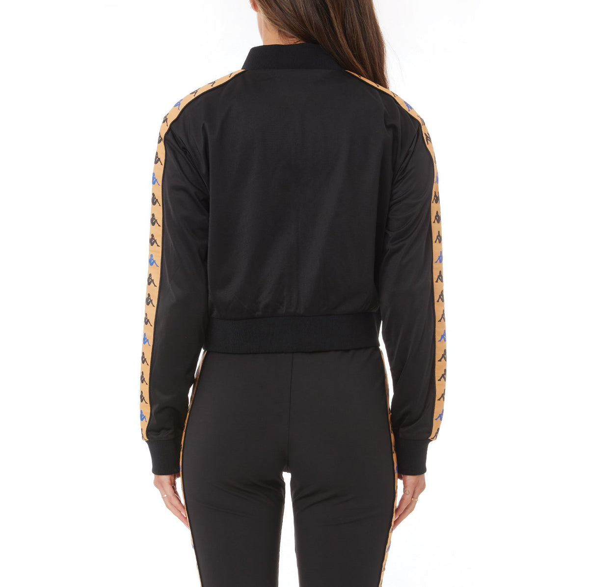 Kappa Womens 222 Banda Osbar Track Jacket - Black product image 4, provided for visual reference and product detail review