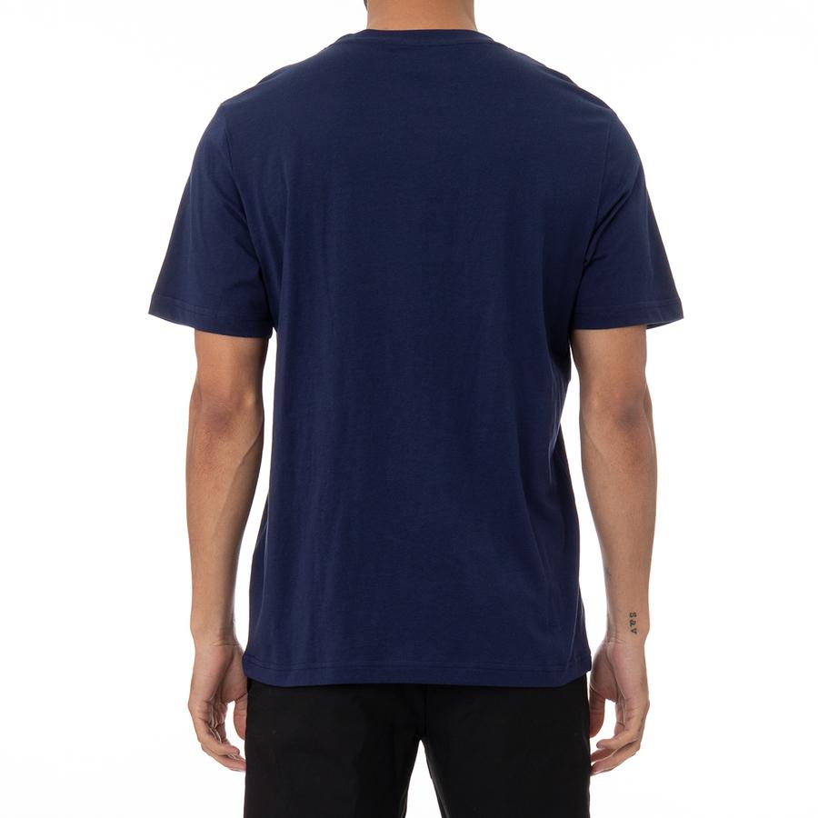 Kappa Men Authentic Logo Bant T-Shirt - BLUE MARINE product image 2, provided for visual reference and product detail review