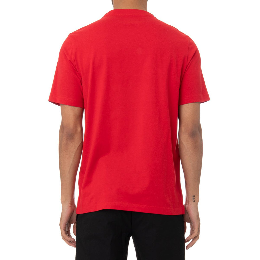 Kappa Men Authentic Logo Bant T-Shirt - RED product image 2, provided for visual reference and product detail review