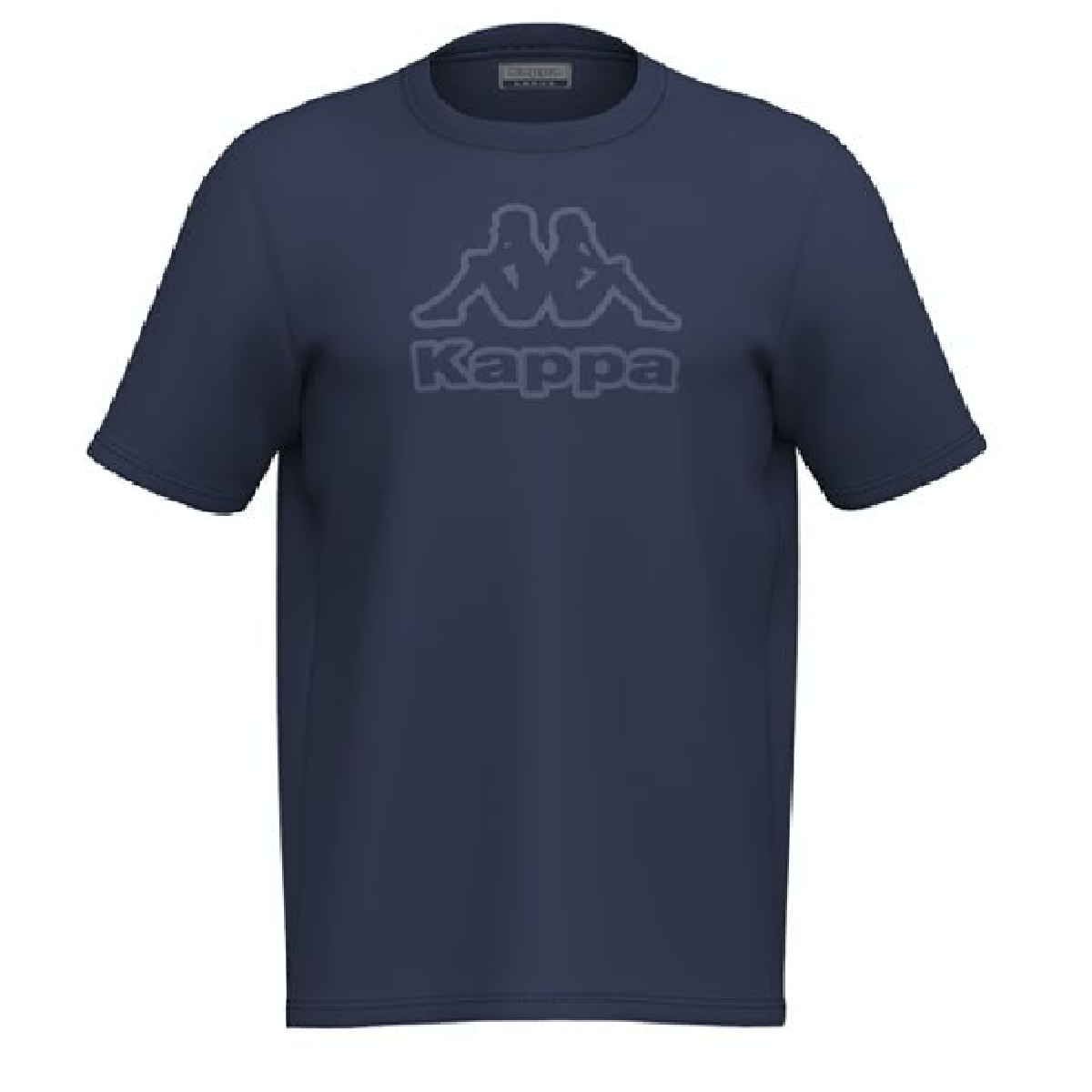 Kappa Men Authentic Logo Bant T-Shirt - BLUE MARINE product image 3, provided for visual reference and product detail review