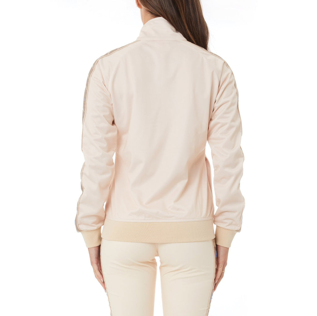 Kappa Womens 222 Banda Faratsiho Track Jacket - Beige product image 4, provided for visual reference and product detail