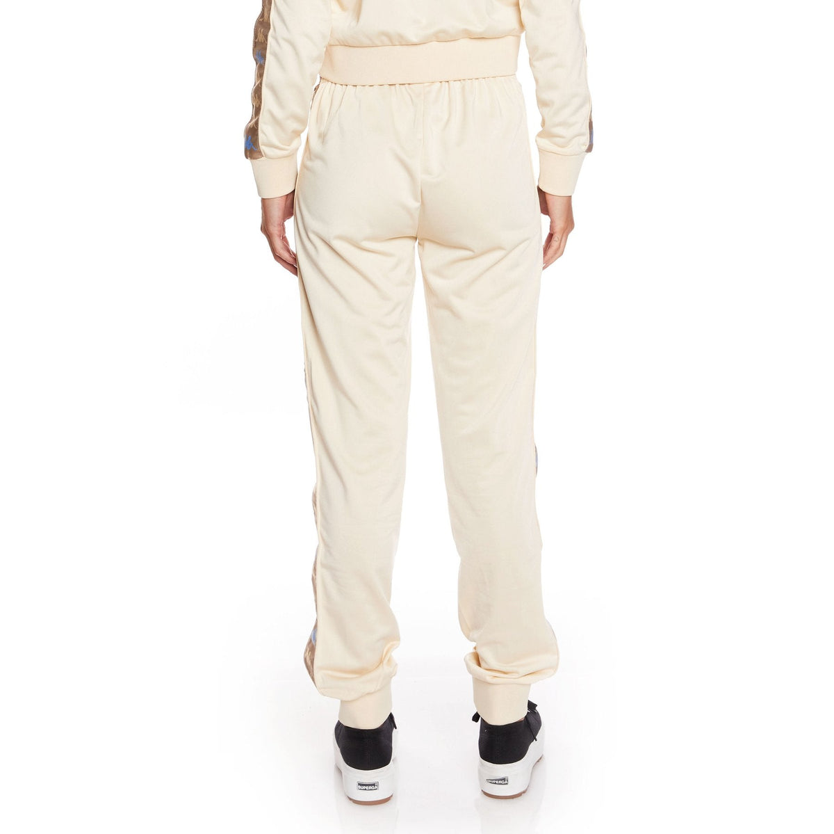 Kappa Womens 222 Banda Wrastory Trackpants - Beige product image 4, provided for visual reference and product detail review