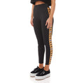 Kappa Womens 222 Banda Bartes Leggings - Black product image 1, provided for visual reference and product detail review