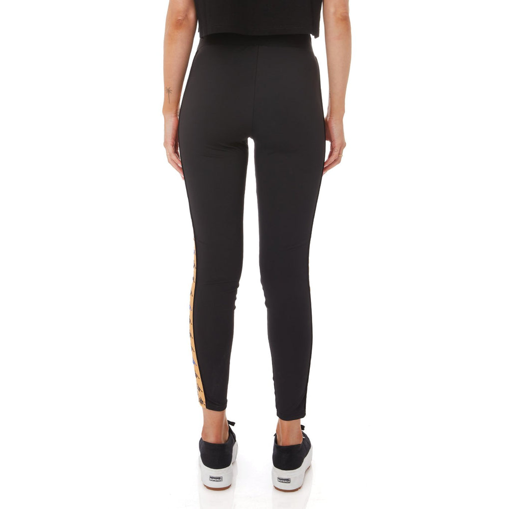 Kappa Womens 222 Banda Bartes Leggings - Black product image 4, provided for visual reference and product detail review