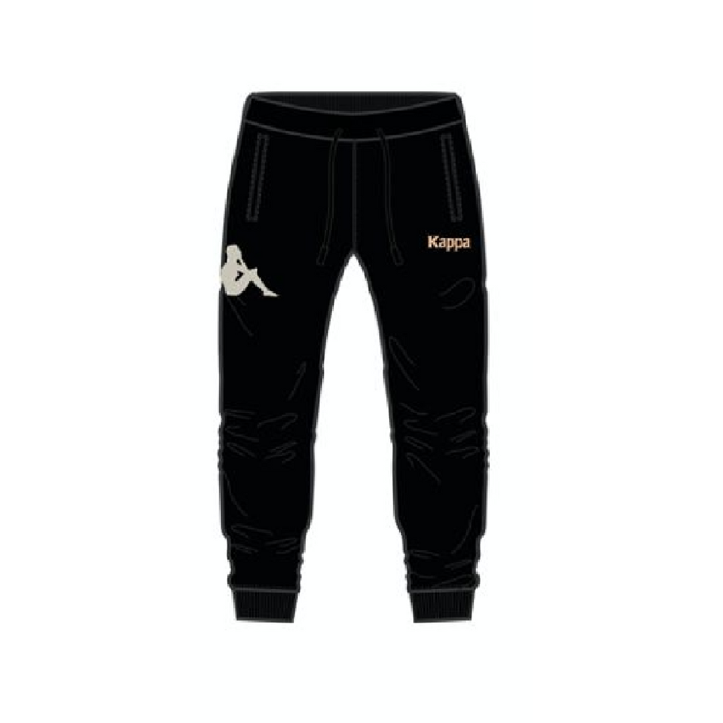 Kappa Authentic Coevorden Sweatpants - Black product image 1, provided for visual reference and product detail review