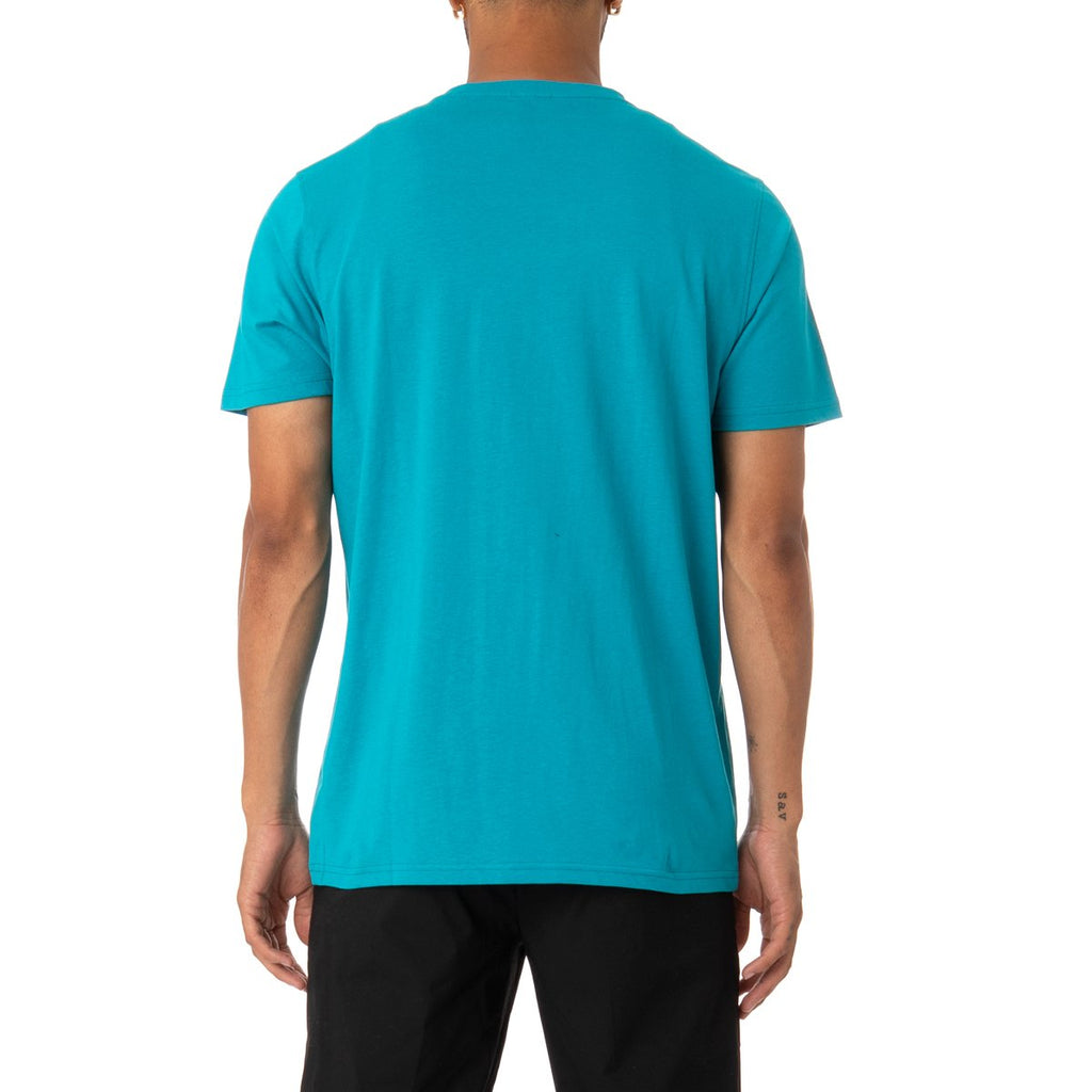 Kappa Authentic Ankazoabo T-Shirt - Peacock product image 3, provided for visual reference and product detail review