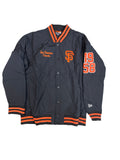 New Era San Francisco Giants Snap Varsity Jacket product image 1, provided for visual reference and product detail review