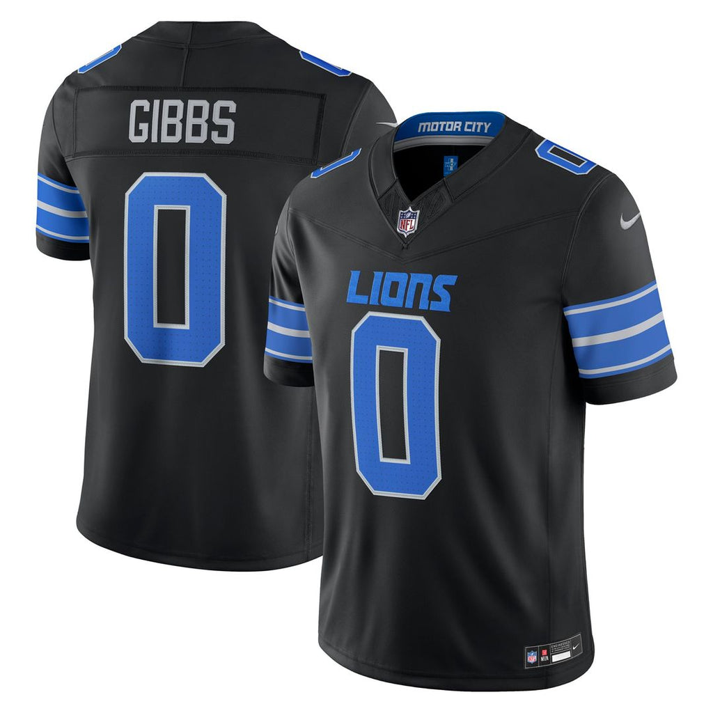 Detroit Lions Jahmyr Gibbs Nike Black Alternate Vapor FUSE product image 4