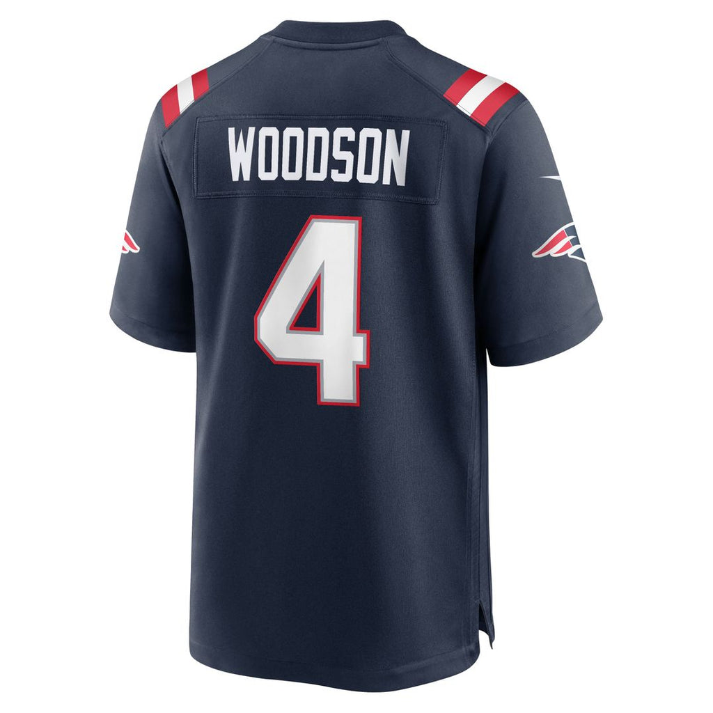 New England Patriots Craig Woodson Nike Navy Game Jersey product image 5