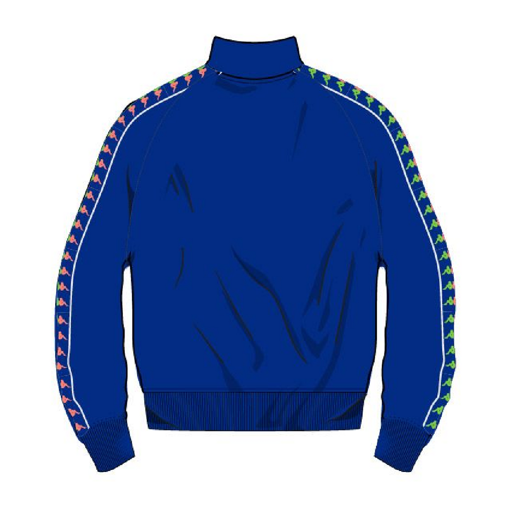 Kappa 222 BANDA CARAMBIE TRACK JACKET - BLUE product image 2, provided for visual reference and product detail review