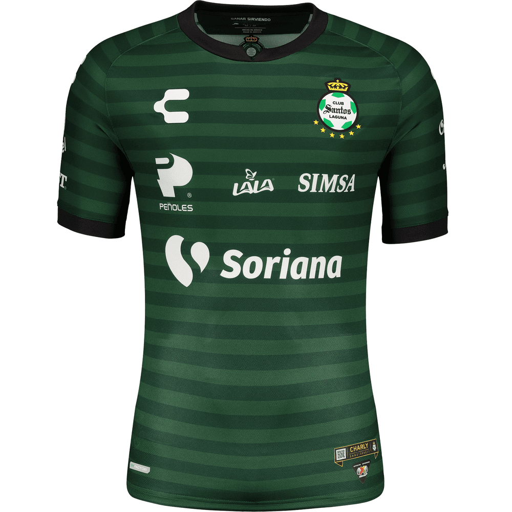 Charly Men Santos Laguna 2021/22 Away Jersey product image 1, provided for visual reference and product detail review
