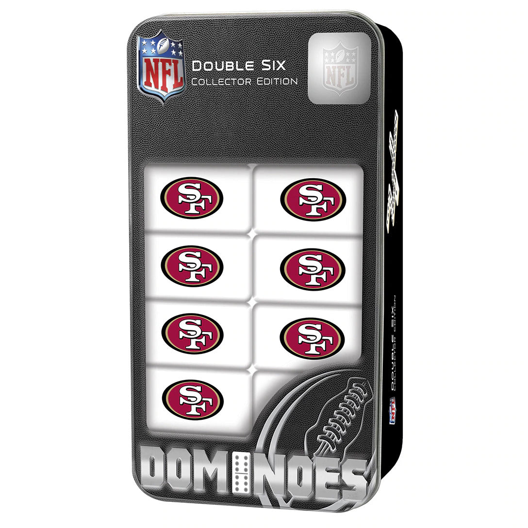 San Francisco 49Ers Double-Six Dominoes product image 1, provided for visual reference and product detail review