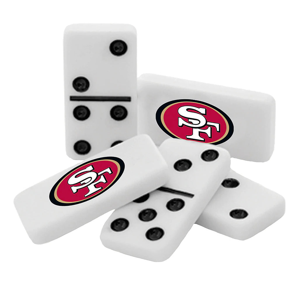 San Francisco 49Ers Double-Six Dominoes product image 2, provided for visual reference and product detail review